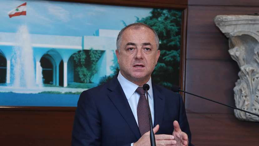 Lebanon's Deputy Parliament Speaker Bou Saab in Baabda