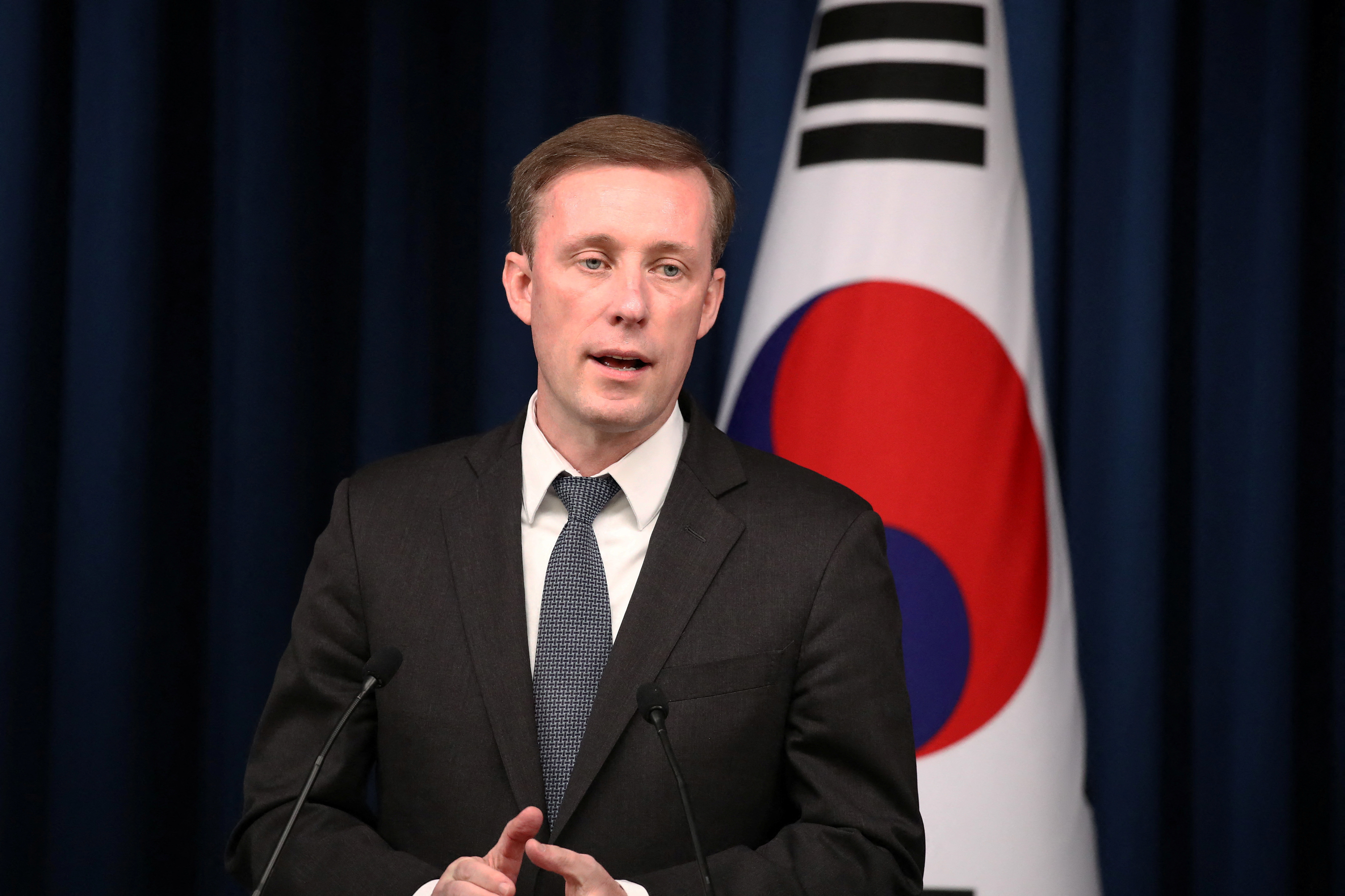 Joint Press Conference For South Korea-U.S.-Japan Trilateral  Meeting