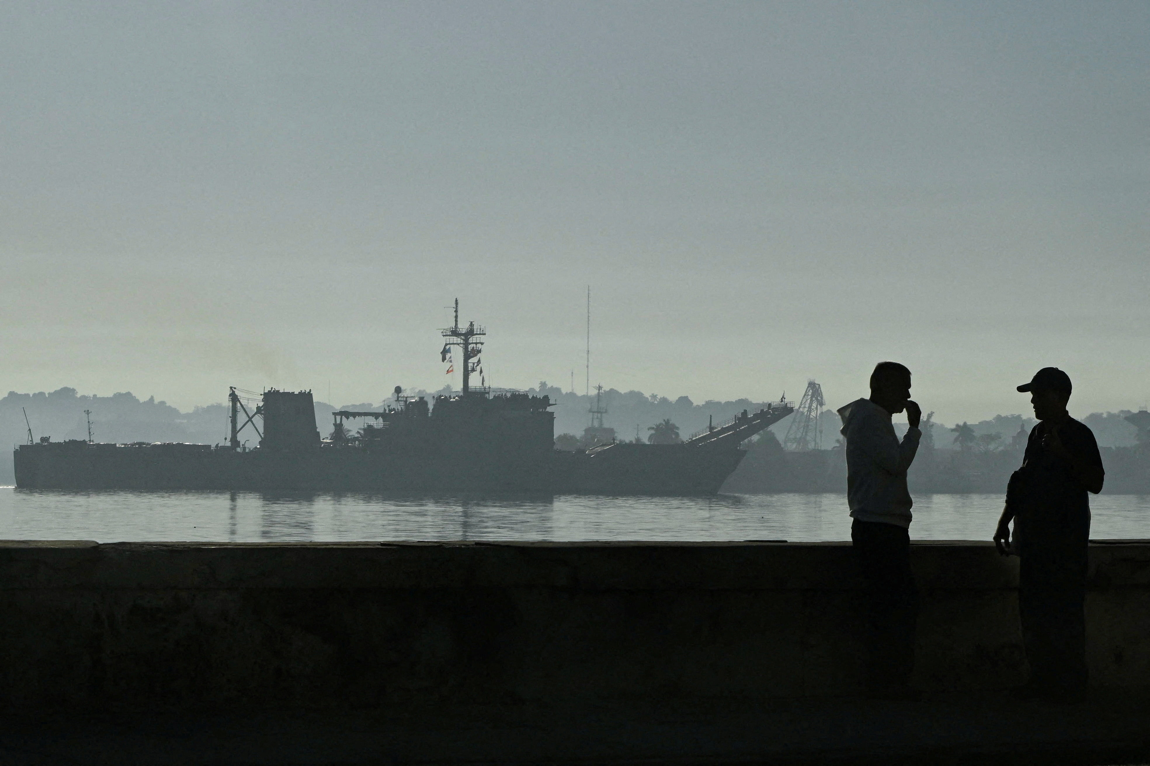 Cuba sees two humanitarian aid ships from Mexico entering Havana bay