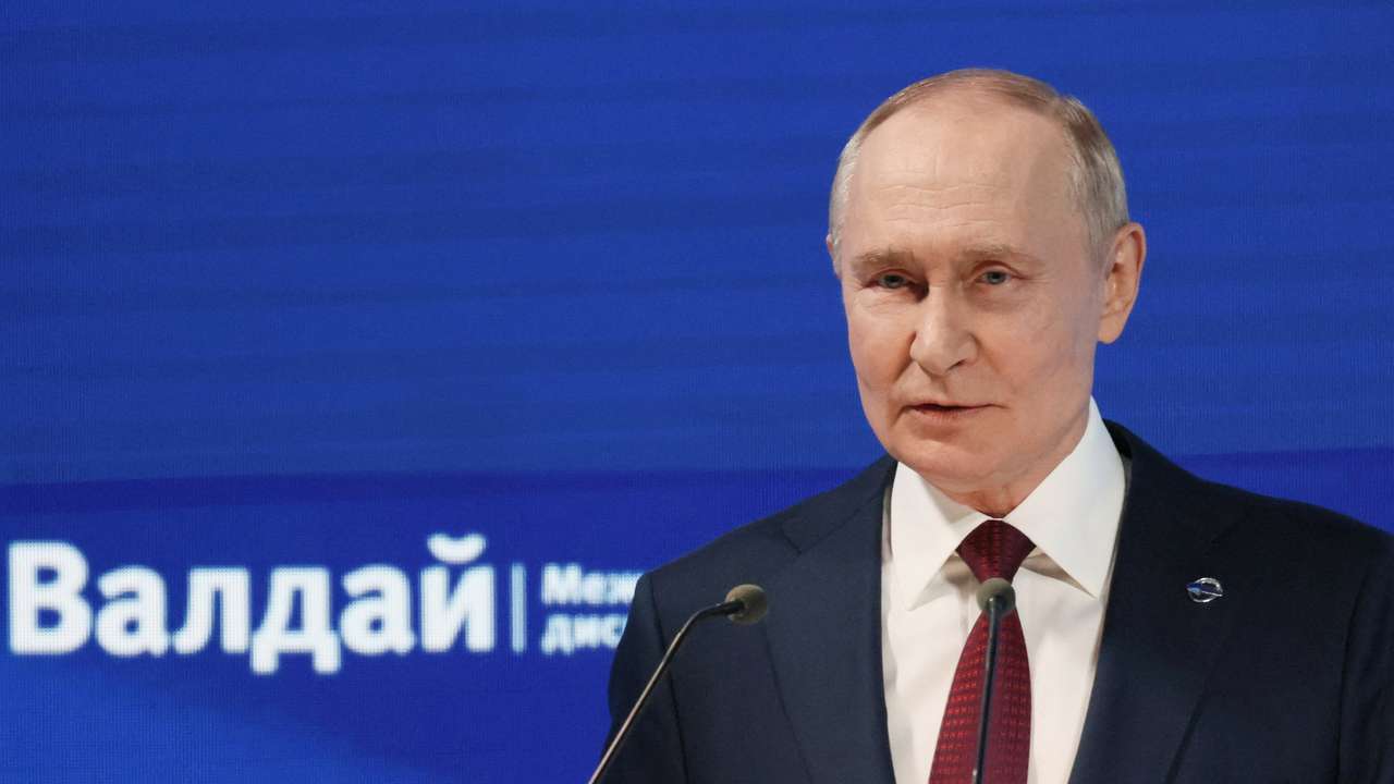 Russian President Putin attends Valdai forum in Sochi