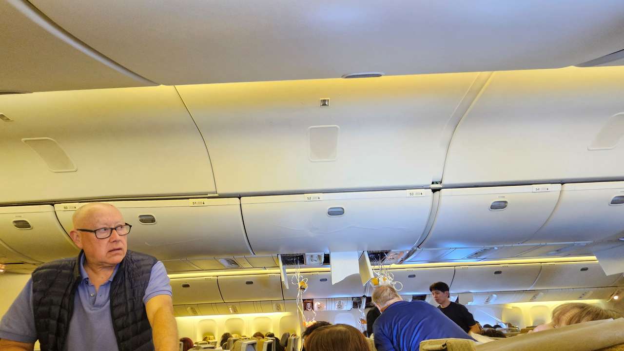 Emergency landing at Bangkok's Suvarnabhumi International Airport, in Bangkok