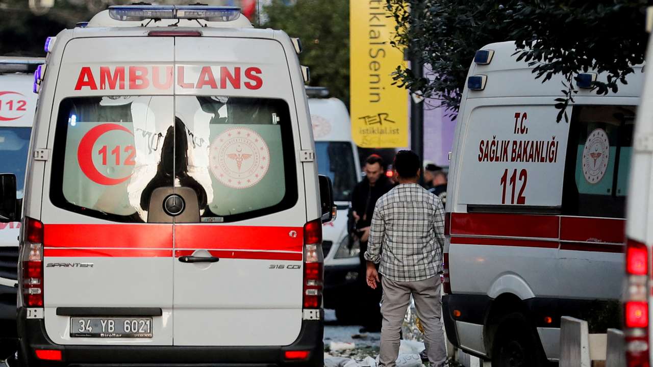 FILE PHOTO: Explosion in central Istanbul's Taksim area