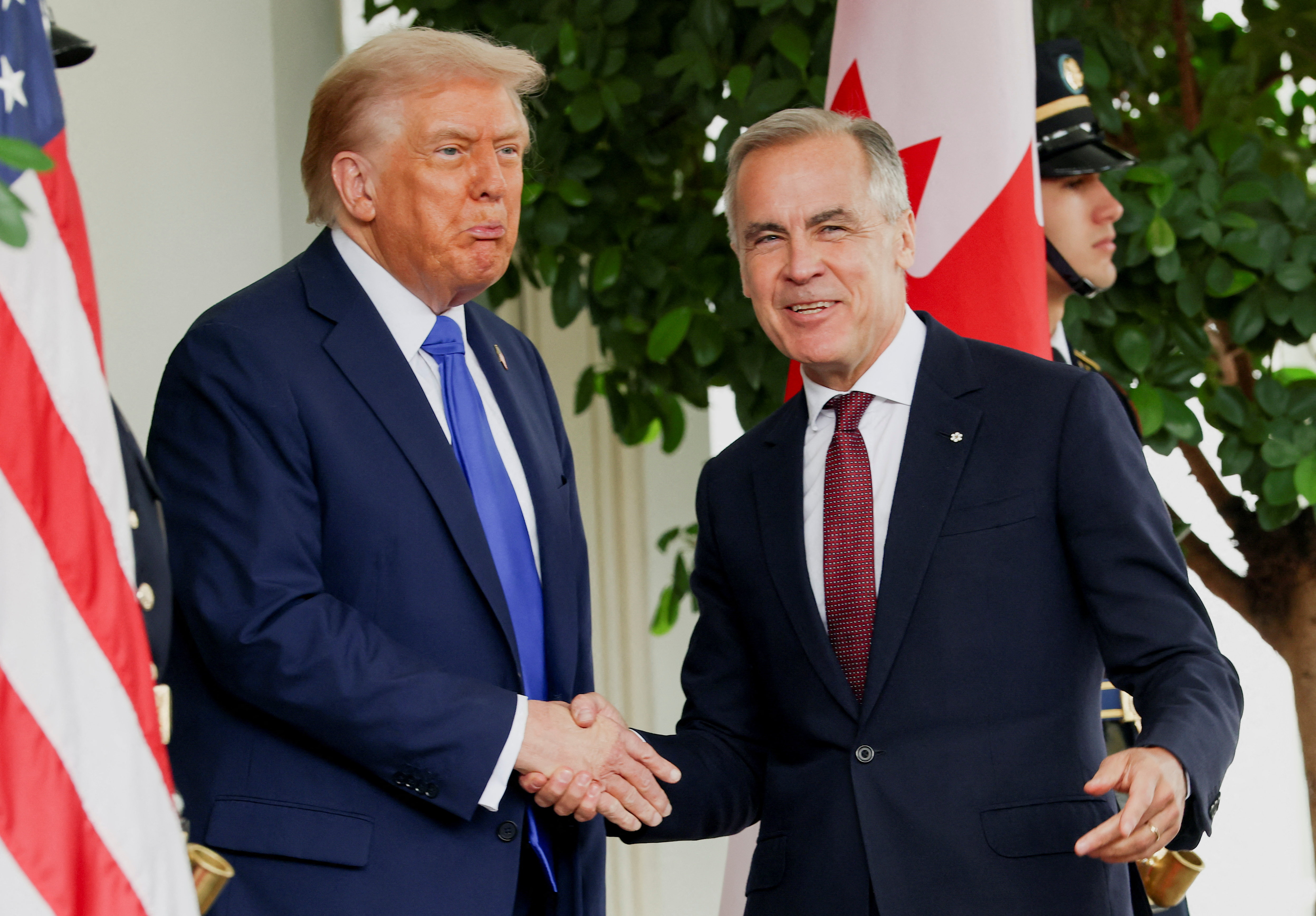 Canada's Prime Minister Mark Carney visits Washington, D.C.