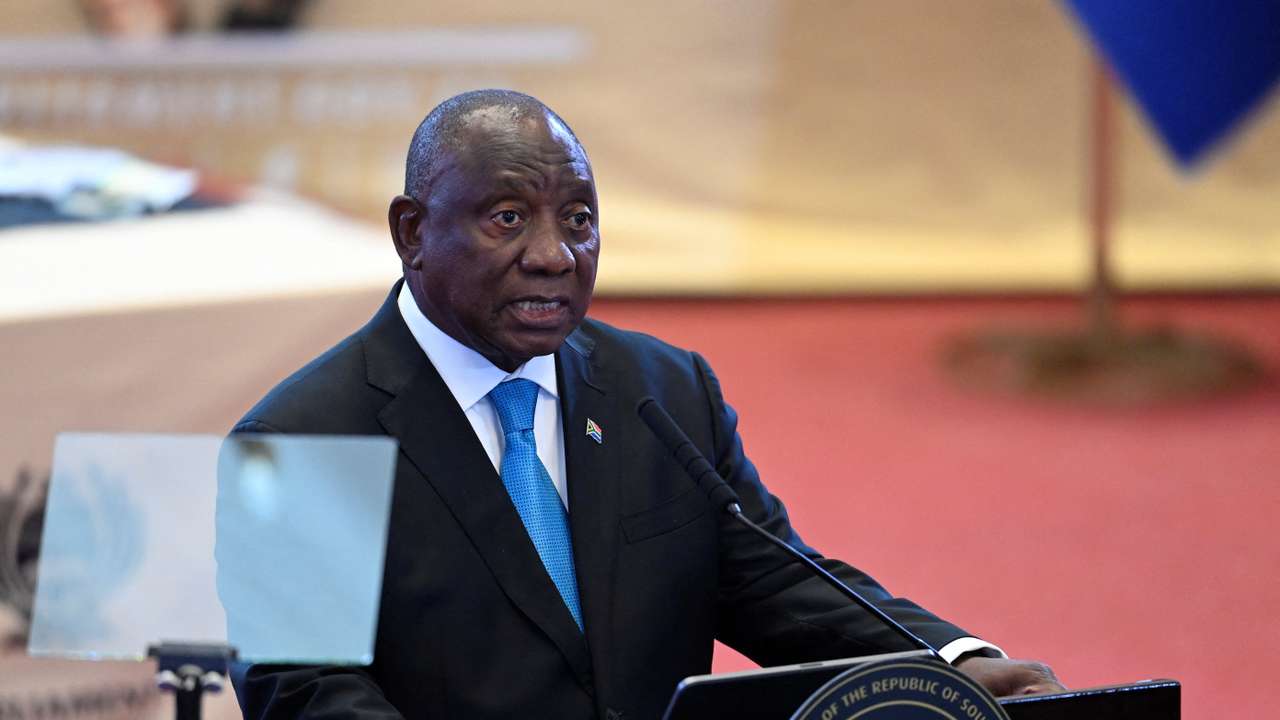 South African President Cyril Ramaphosa's State of the Nation address in Cape Town