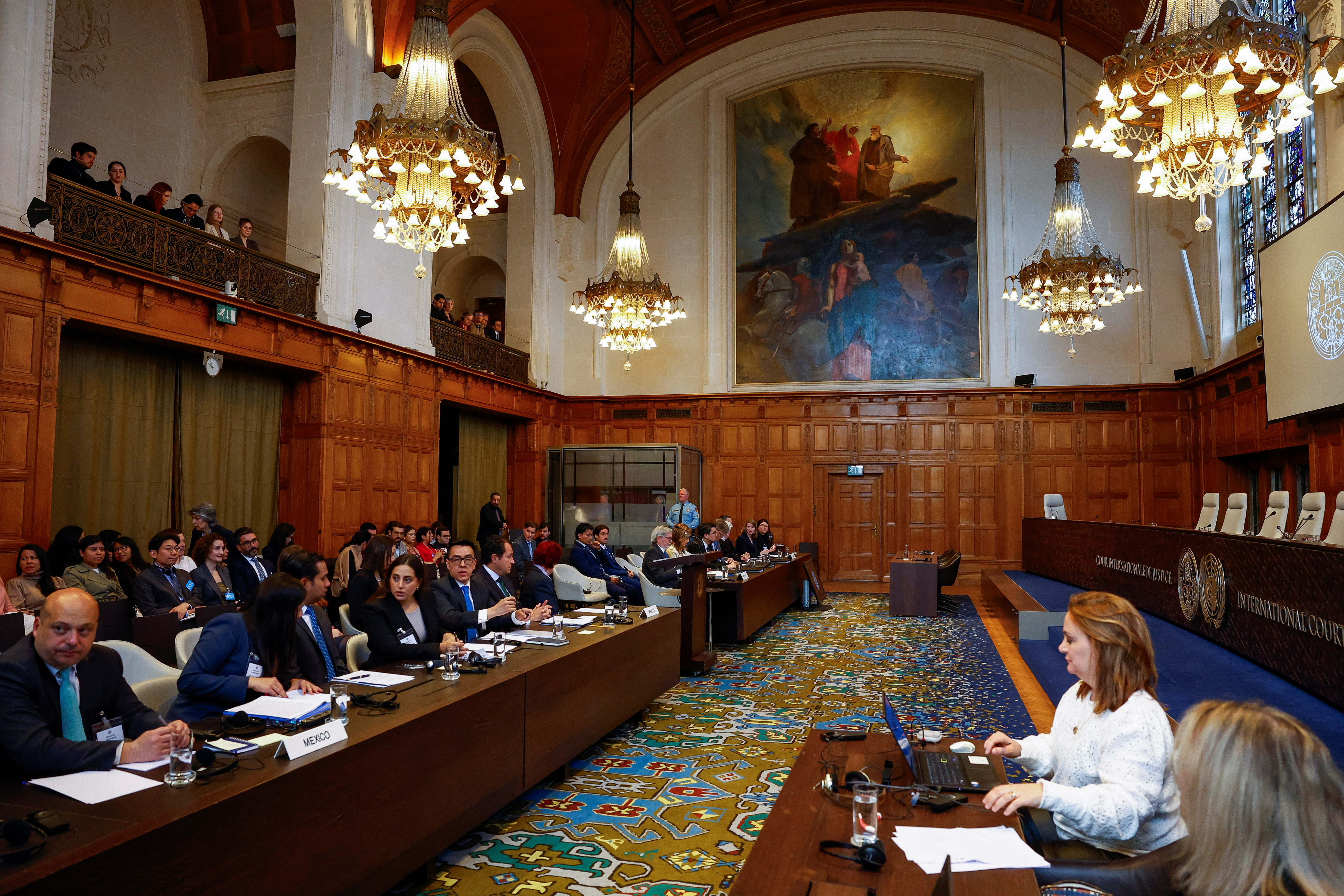 ICJ public hearing on Ecuador's raid on Mexico's embassy in Quito, at The Hague