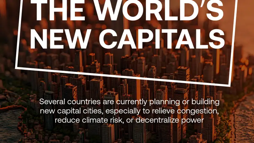 Countries redraw political maps as governments build and shift capitals