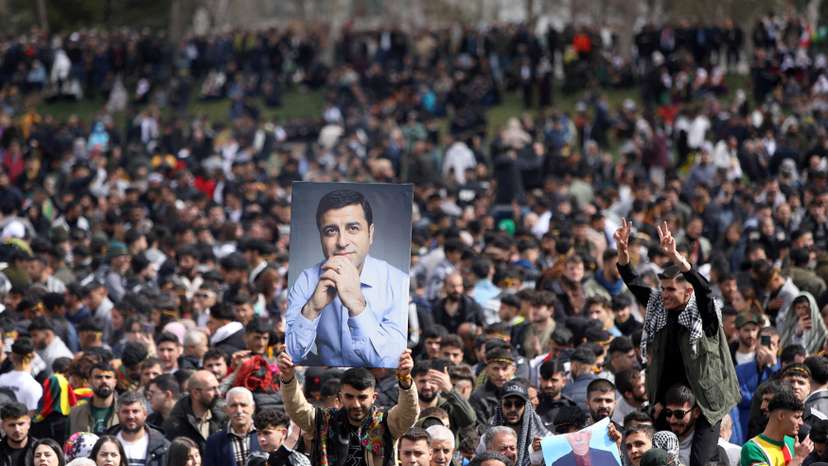 FILE PHOTO: Spring festival of Newroz celebration in Diyarbakir
