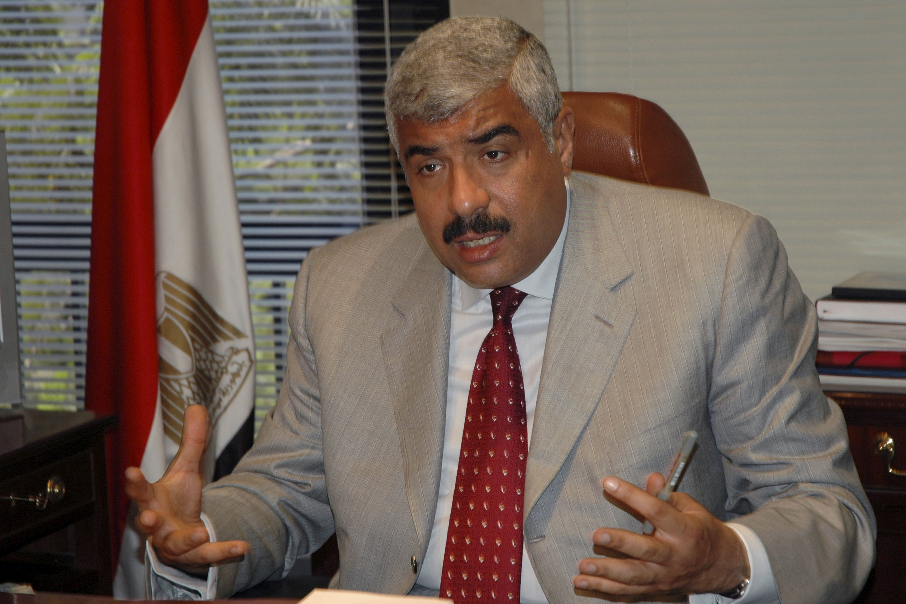 A recent undated picture shows Egyptian tycoon Hesham Talaat Moustafa