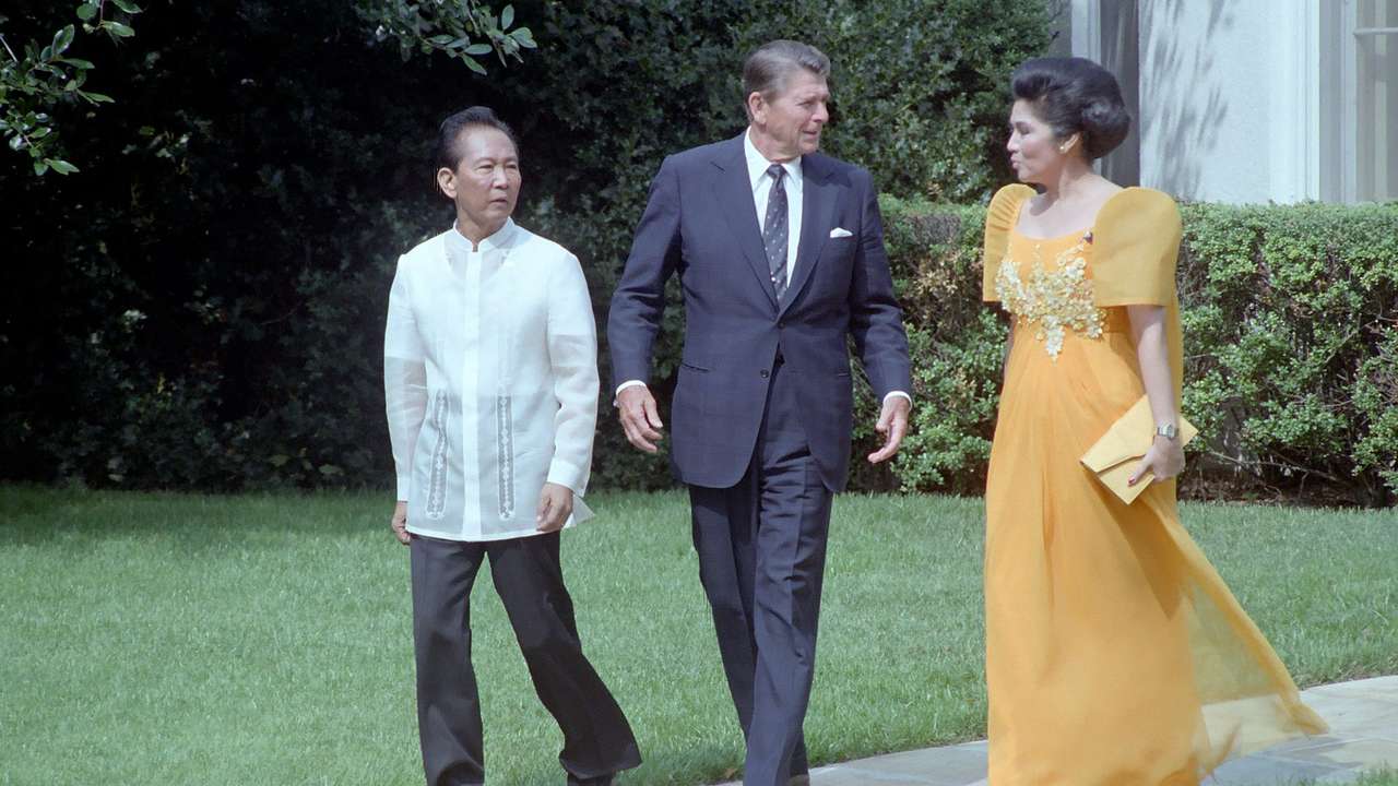 Reagan and Marcoses