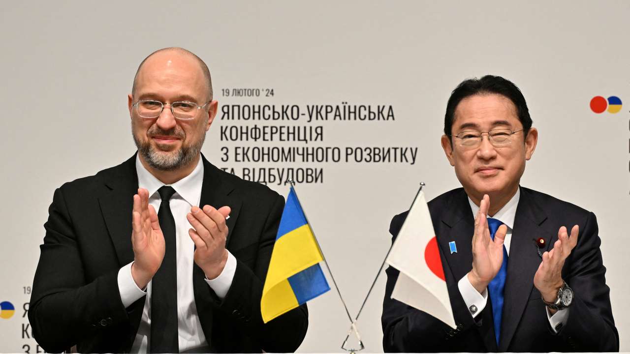 Japan-Ukraine Conference for Promotion of Economic Growth and Reconstruction at Keidanren Kaikan in Tokyo