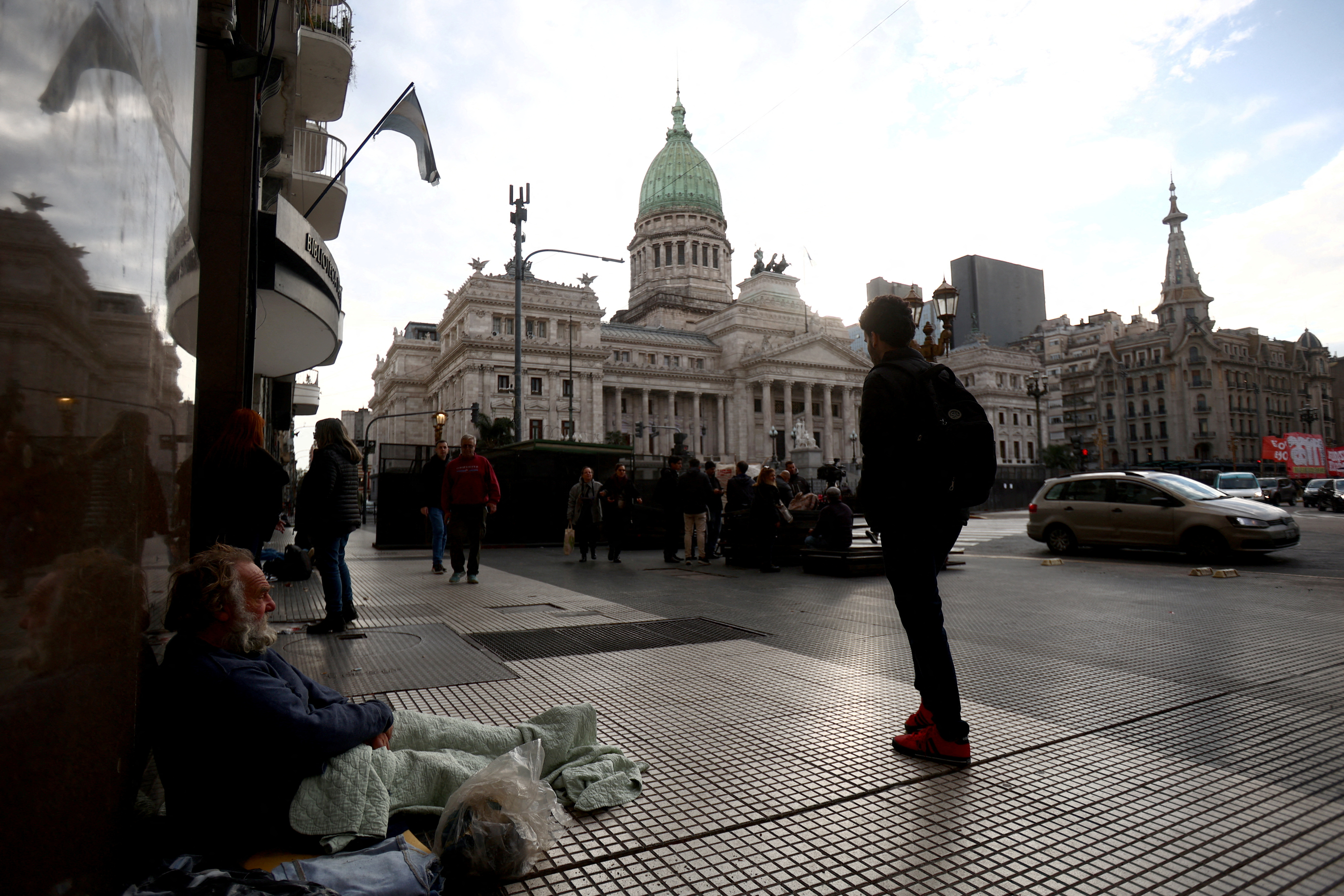 FILE PHOTO: Members of Argentina's lower chamber  vote on President Javier Milei's so-called 'Bases' bill, a mega- in Buenos Aires