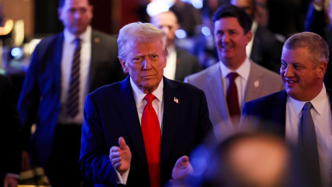 U.S. President Trump attends an event about the economy, in Las Vegas