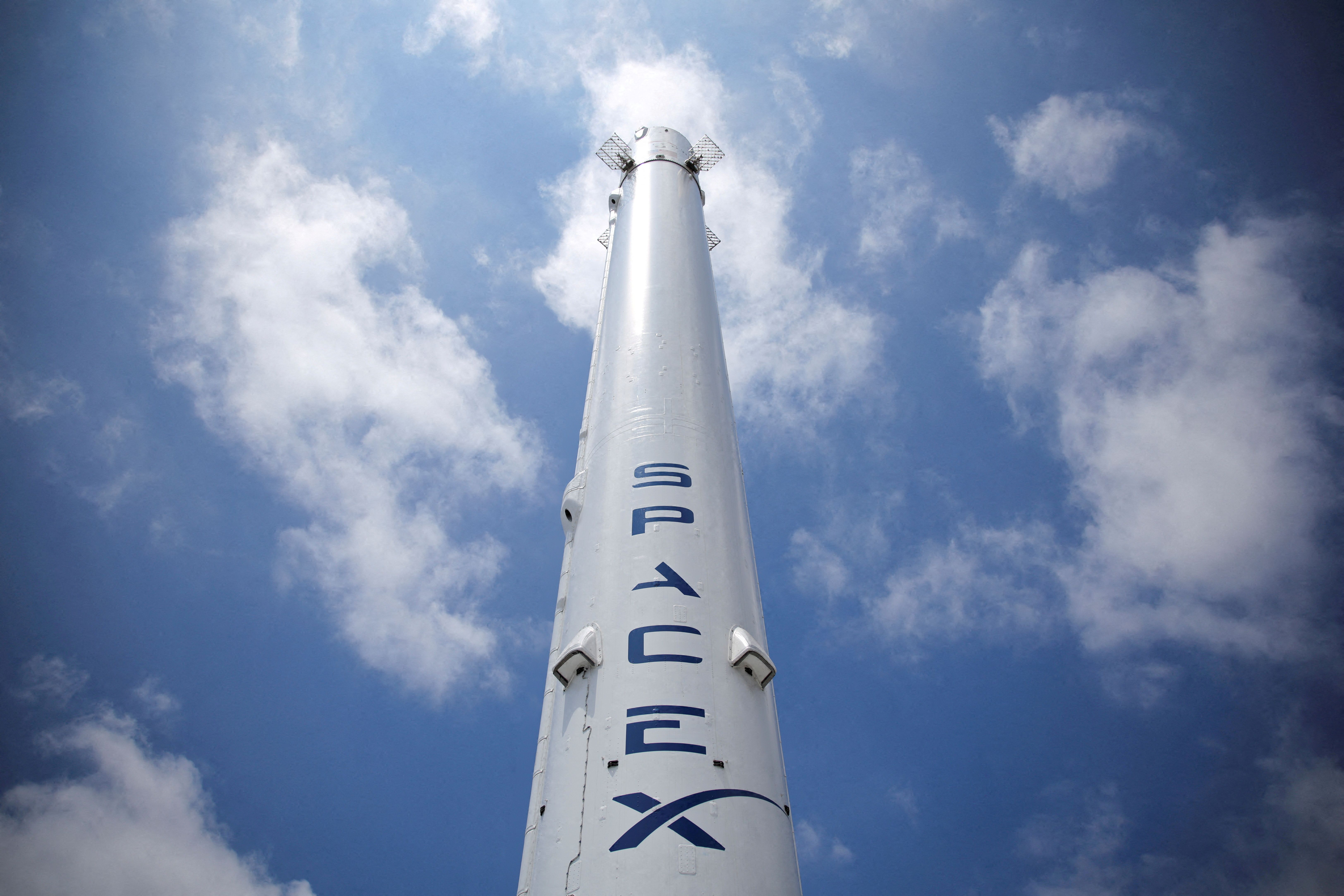 FILE PHOTO: SpaceX headquarters is shown in Hawthorne, California