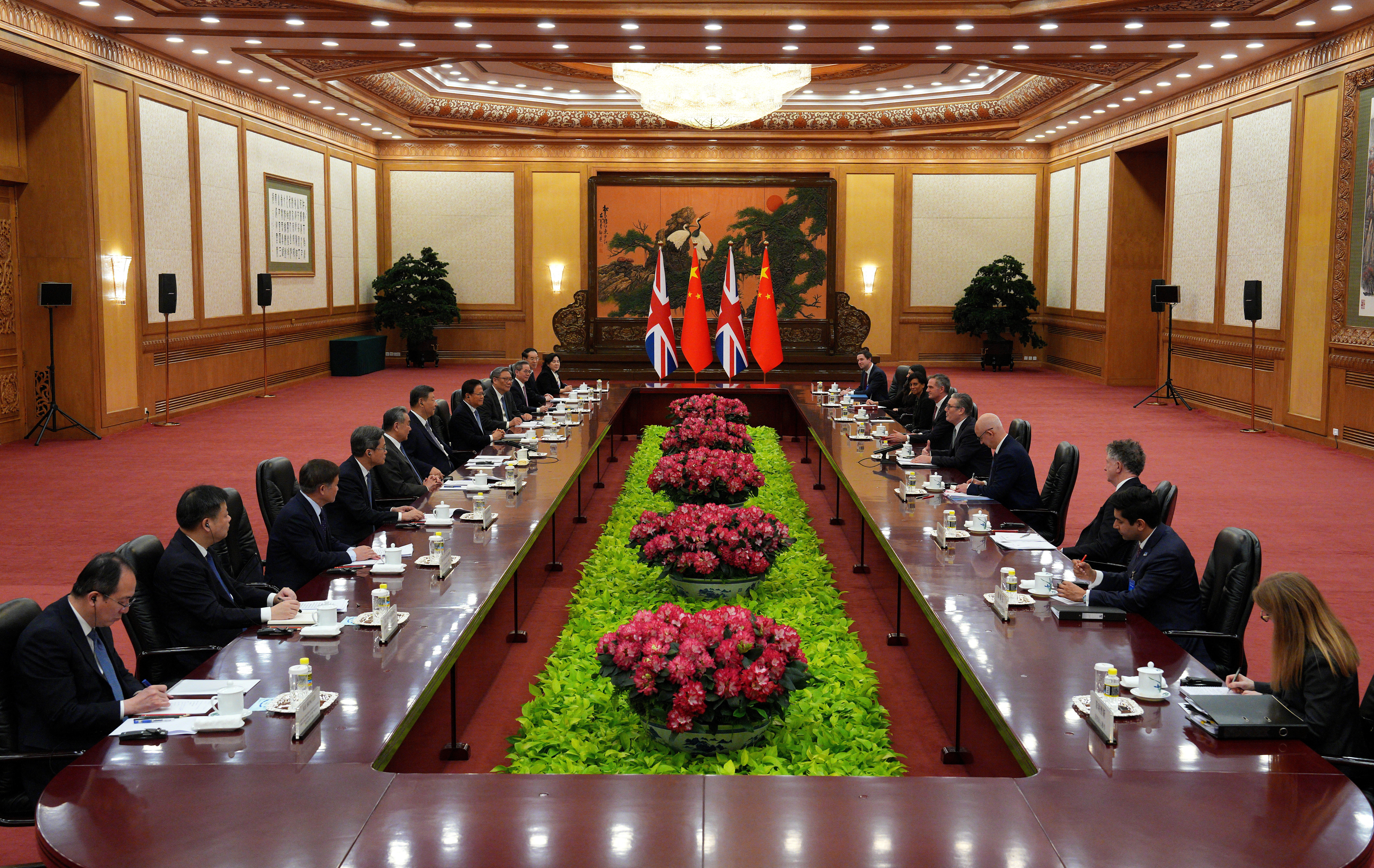 Britain's PM Keir Starmer visits China