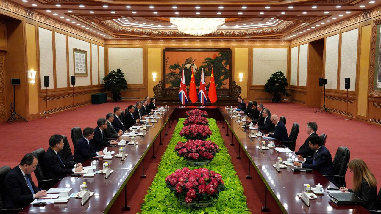 Britain's PM Keir Starmer visits China