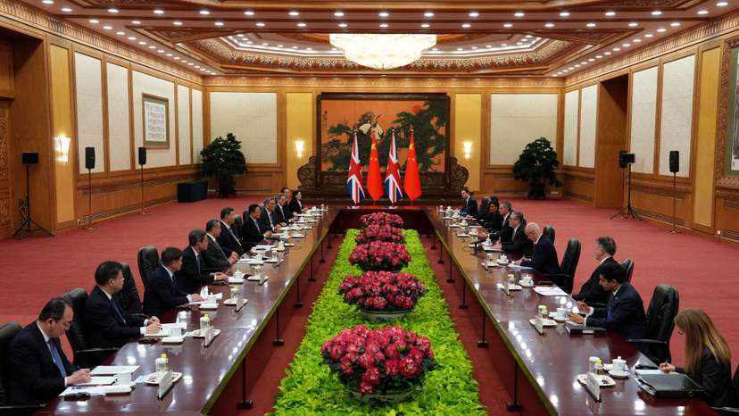 Britain's PM Keir Starmer visits China