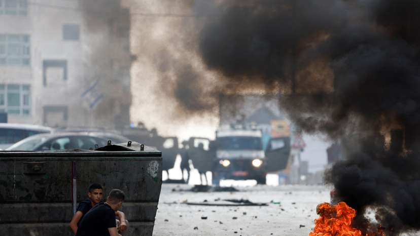 Israeli raid in Qalandya