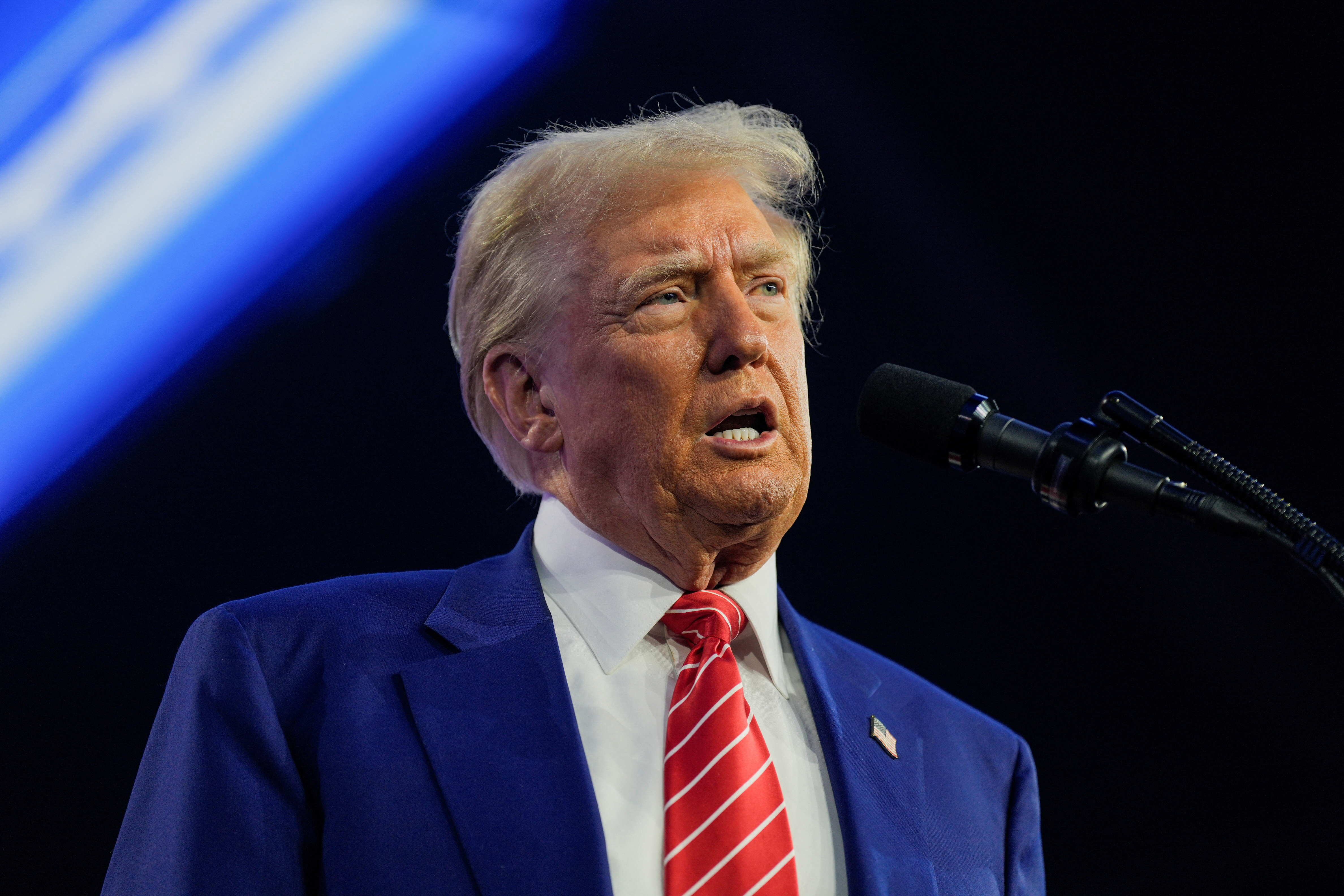 U.S. President-elect Trump attends a Turning Point USA event in Phoenix, Arizona
