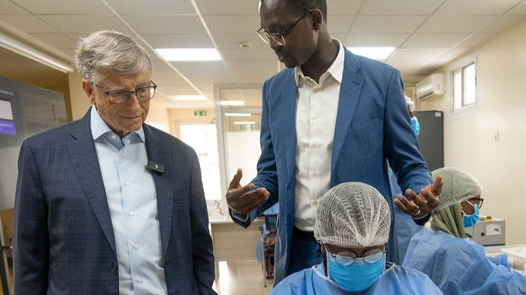 Bill Gates in Senegal