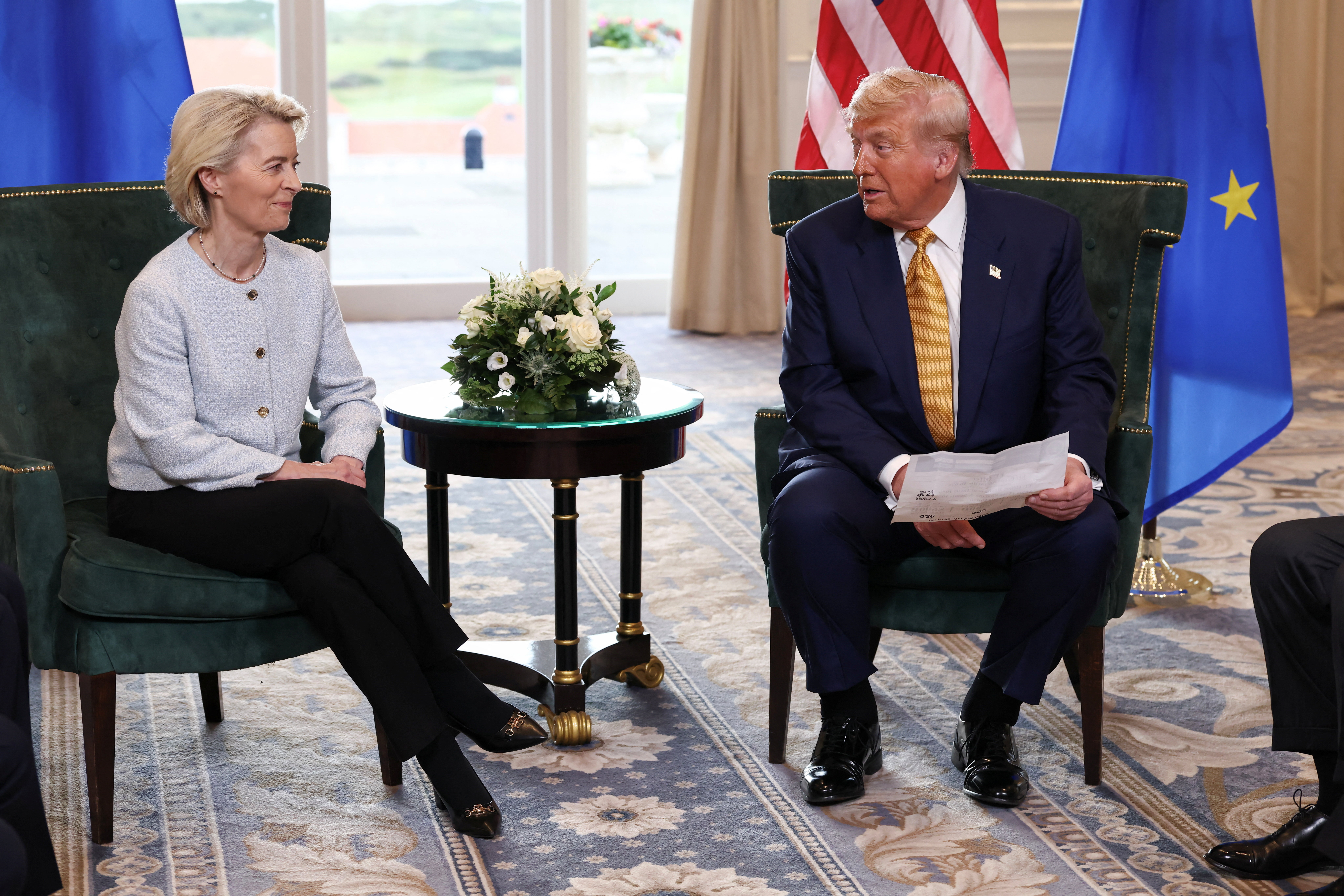 U.S. President Trump visits Scotland