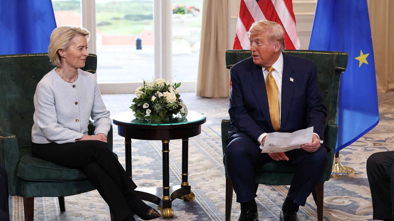 U.S. President Trump visits Scotland