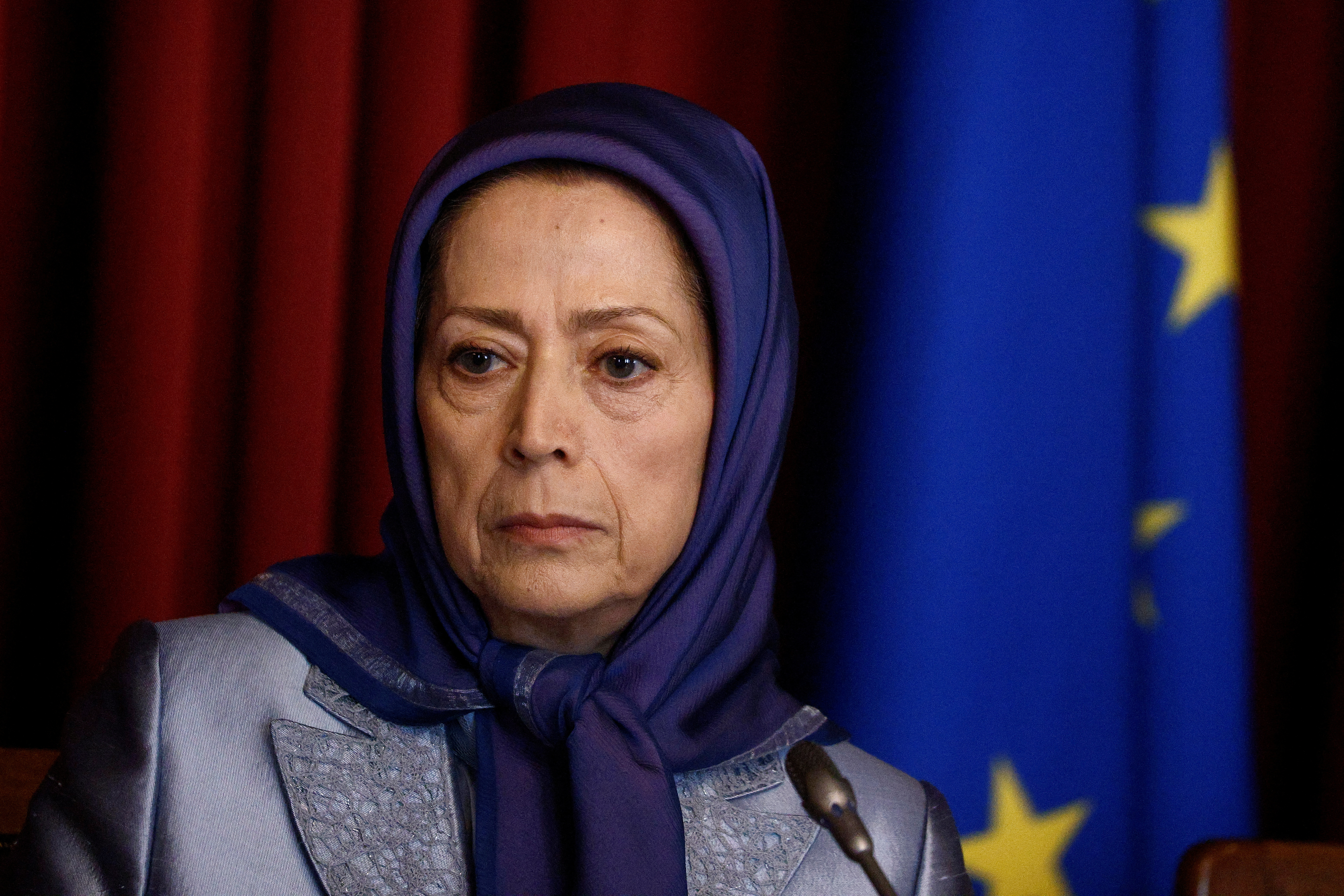 Leader of People's Mujahedin of Iran Maryam Rajavi in Rome