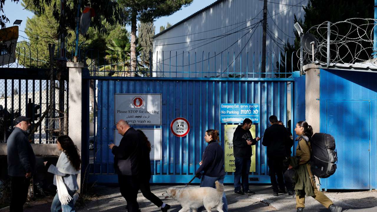 Israeli forces raid the United Nations Relief and Works Agency for Palestine Refugees (UNRWA) headquarters, in Jerusalem