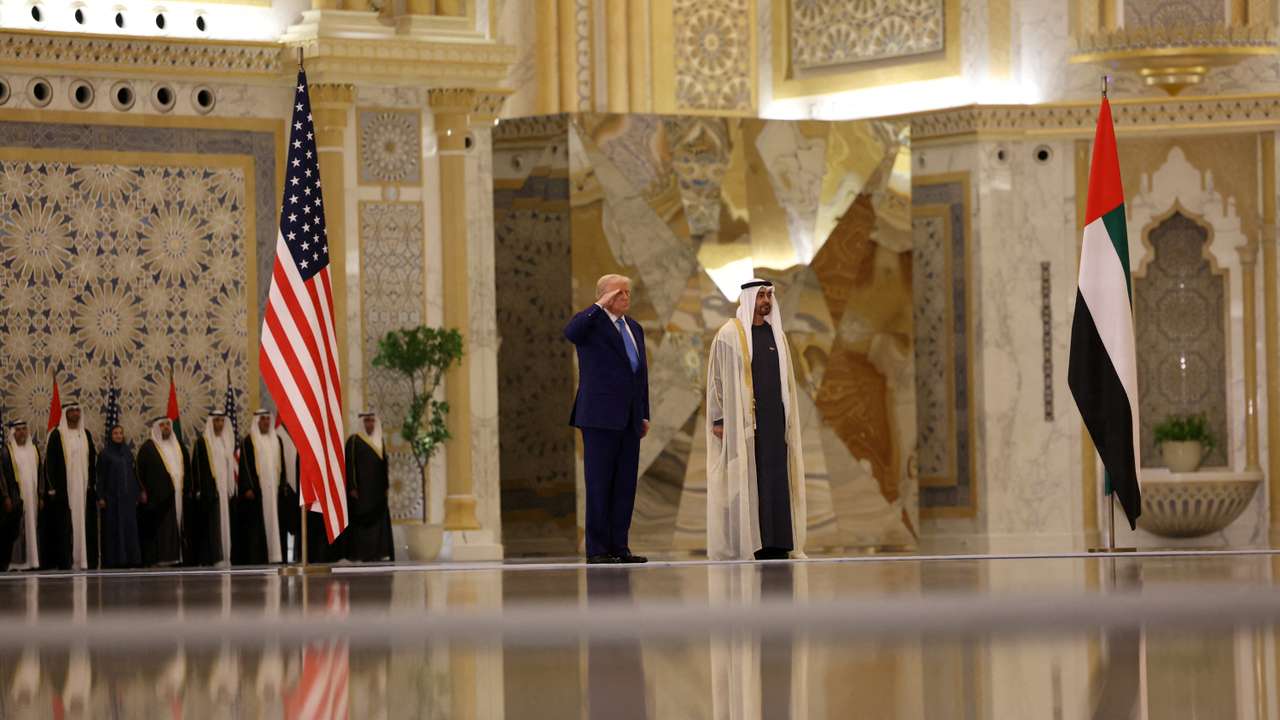 U.S. President Trump visits UAE