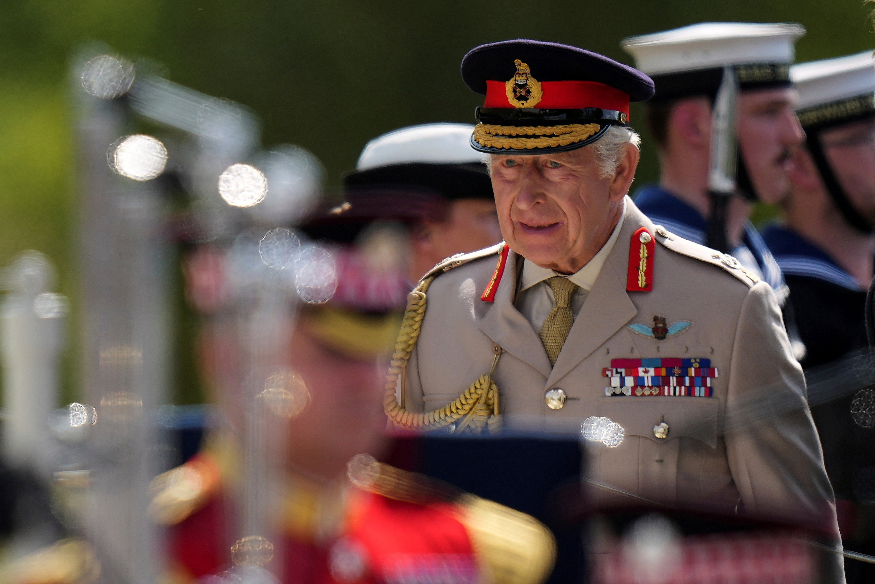 Britain's King Charles and Queen Camilla attend 80th anniversary of VJ Day