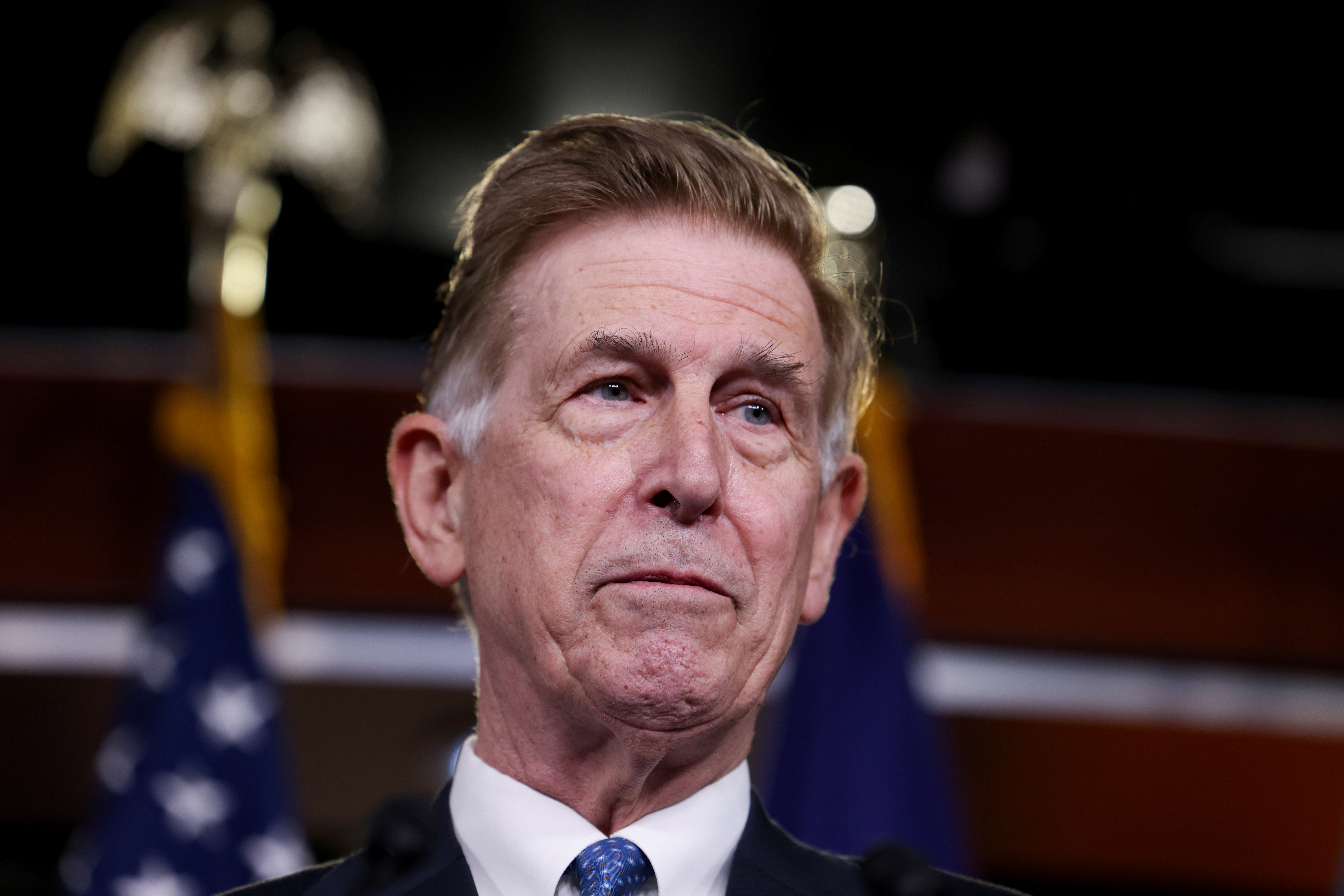 Representative Don Beyer (D-VA) attends a news conference