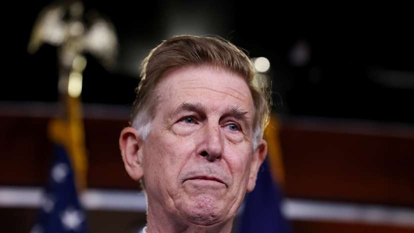 Representative Don Beyer (D-VA) attends a news conference