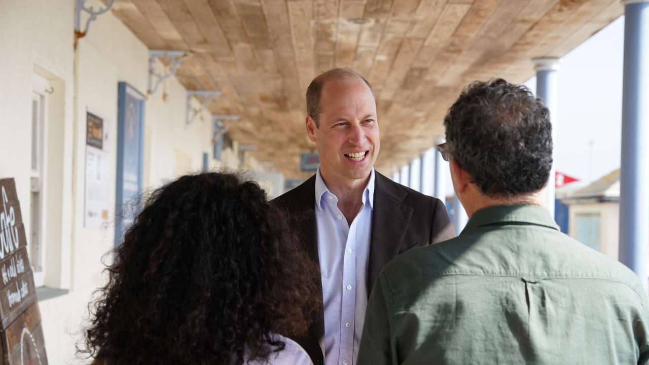 Britain's Prince William visits Cornwall