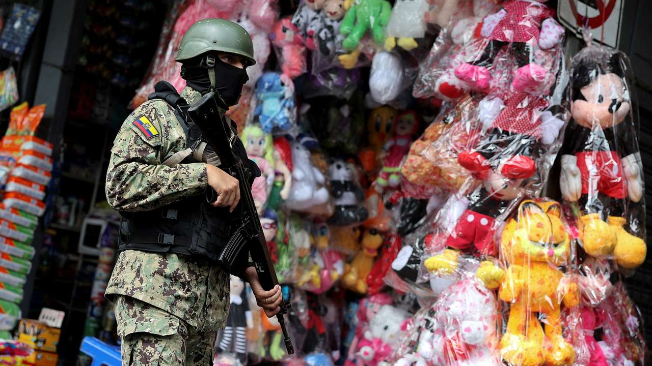 Aftermath of a wave of violence in Ecuador