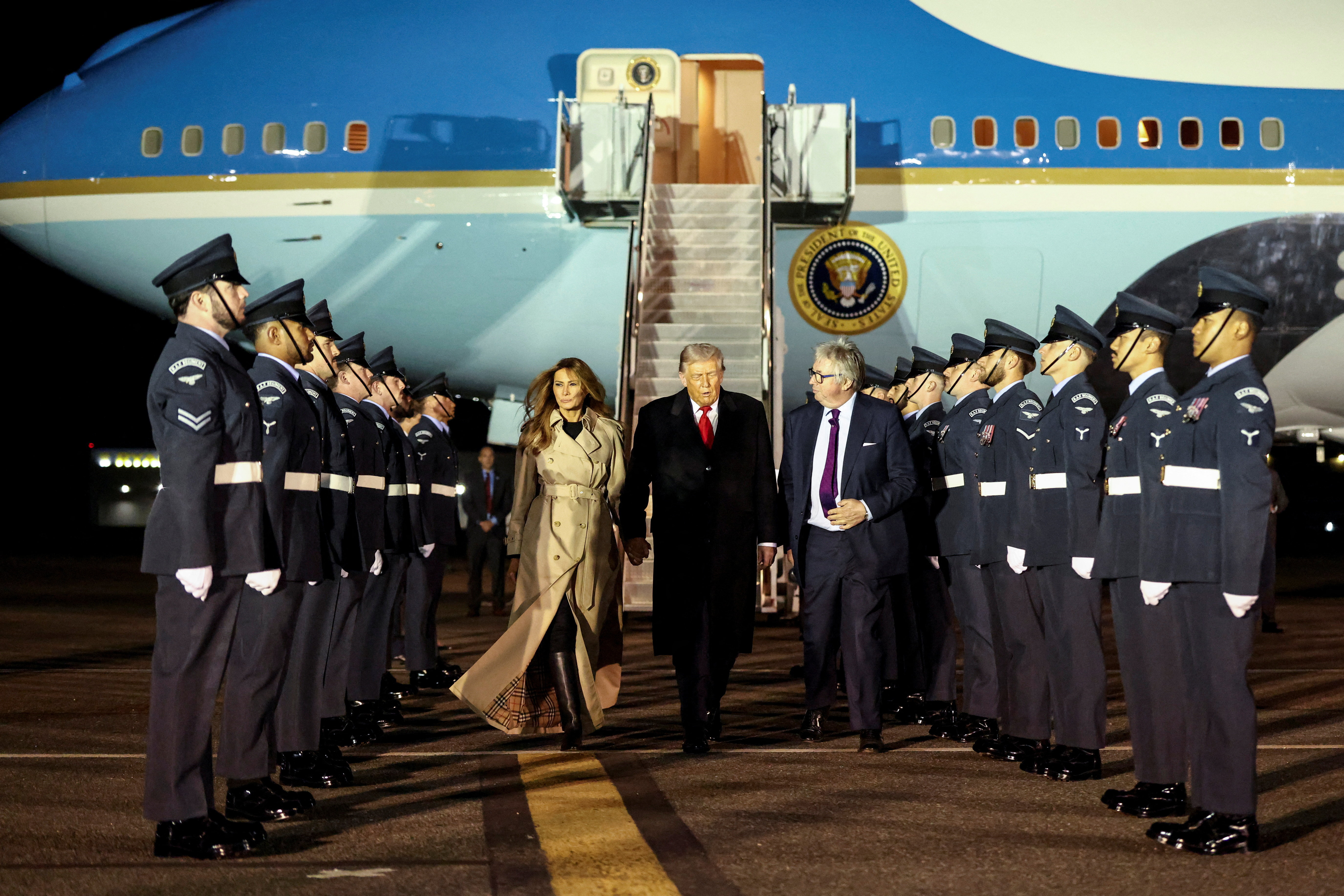 U.S. President Trump visits Britain