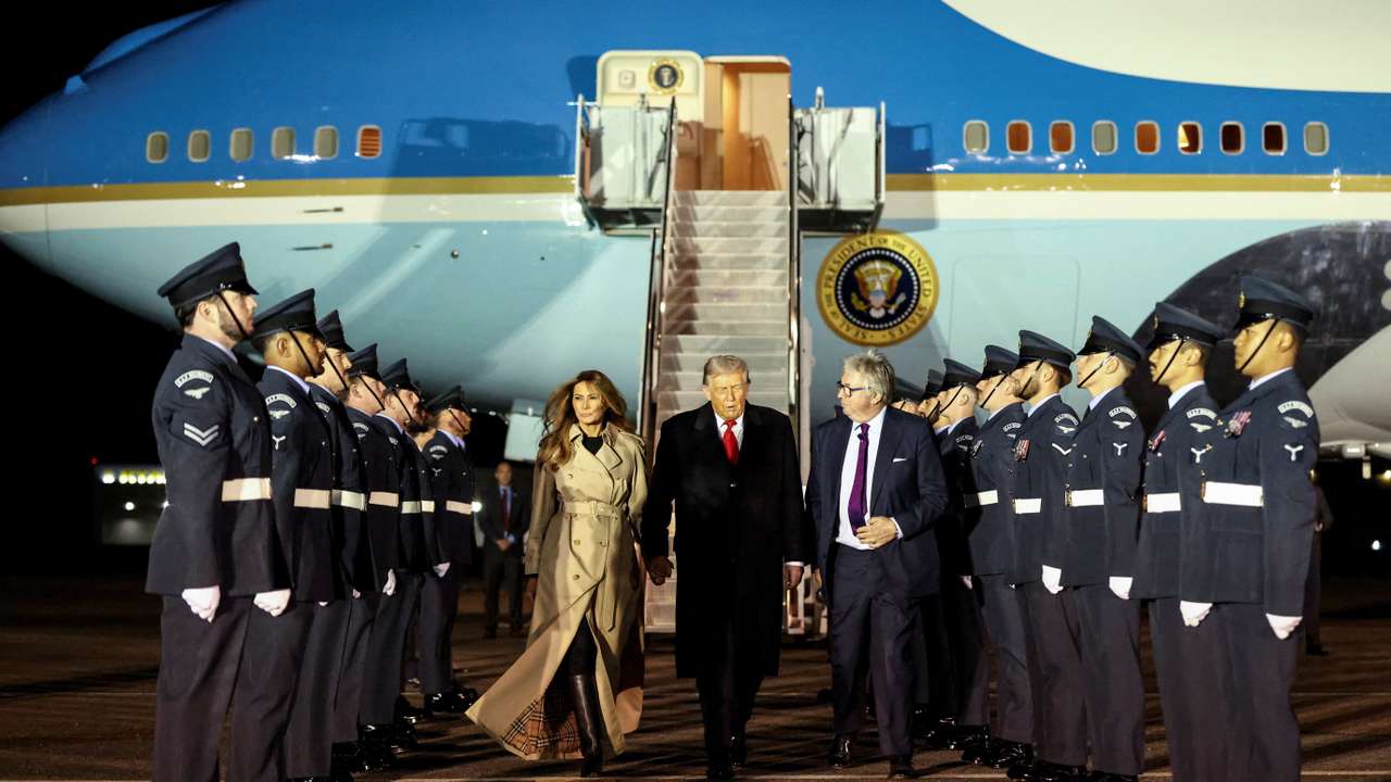 U.S. President Trump visits Britain