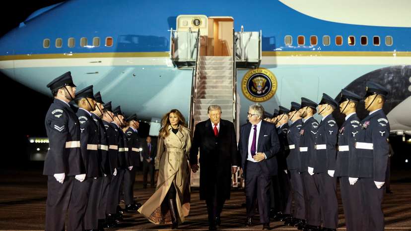 U.S. President Trump visits Britain