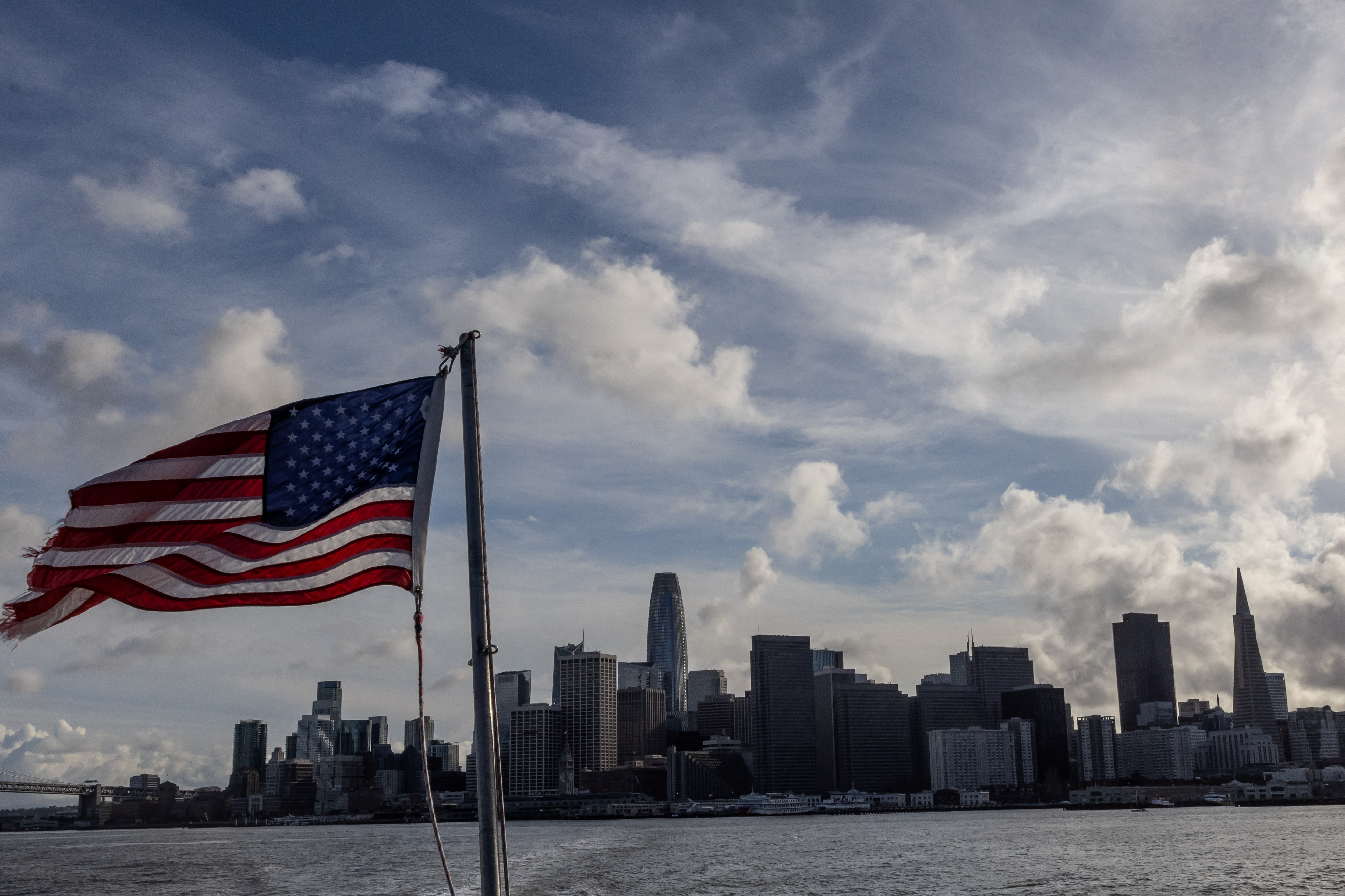 FILE PHOTO: A view of the San Francisco skyline captured in California