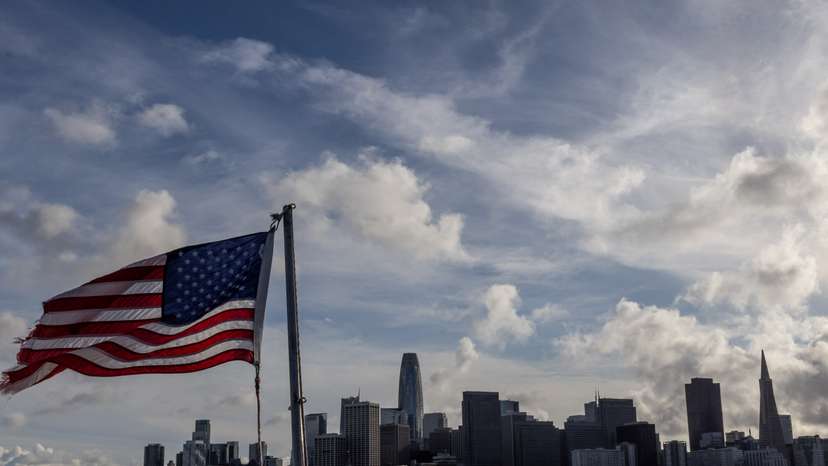 FILE PHOTO: A view of the San Francisco skyline captured in California