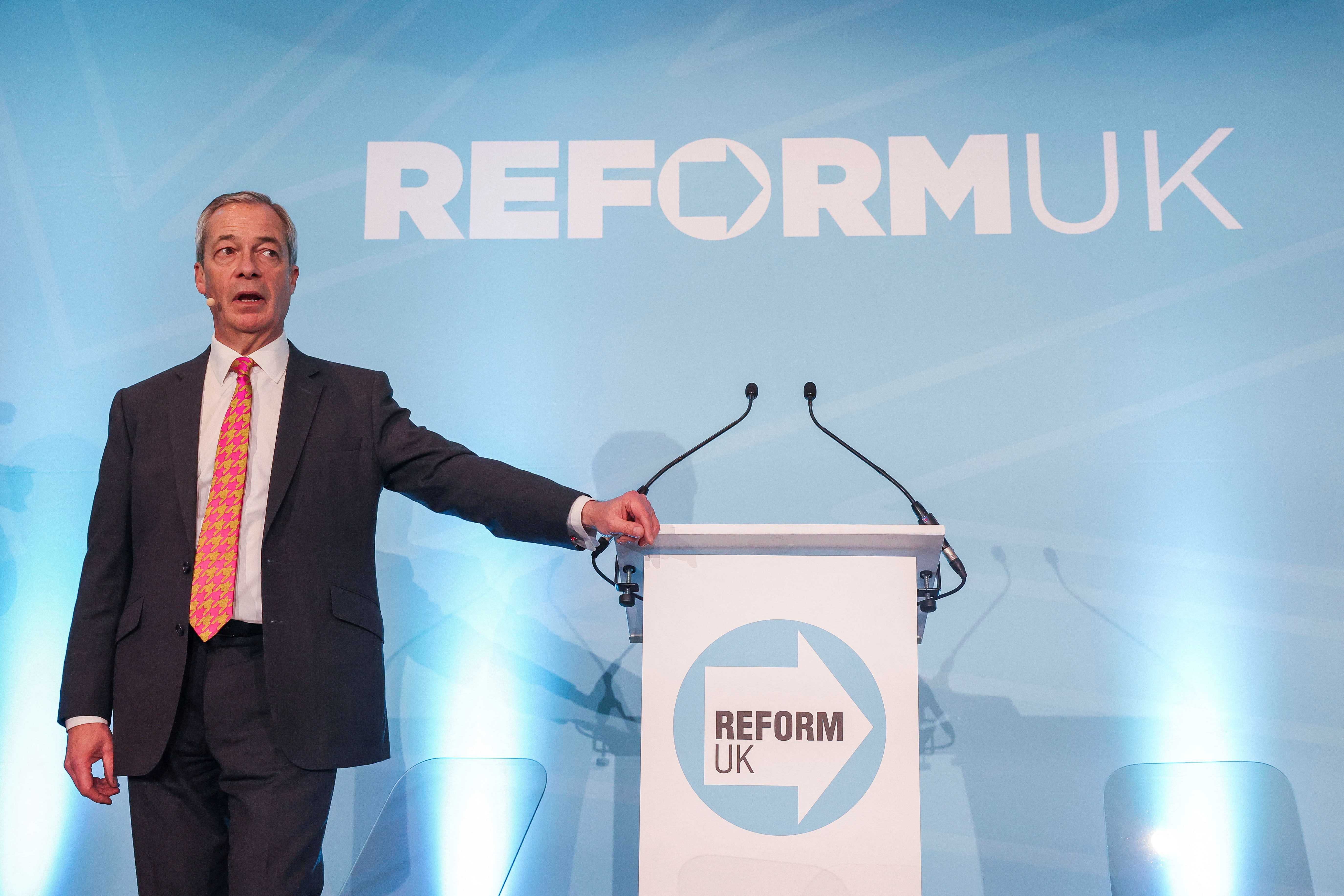 Reform UK party conference in Chester