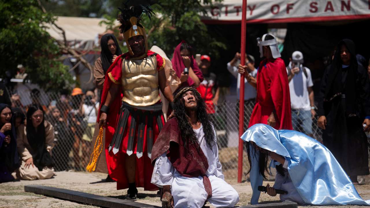 Crucifixion on Good Friday in the Philippines
