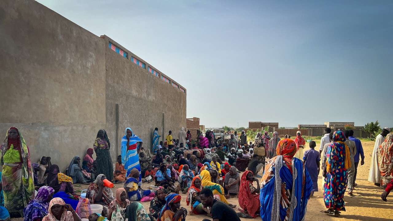 FILE PHOTO: Influx of Sudanese refugees arrives in Adre hospital