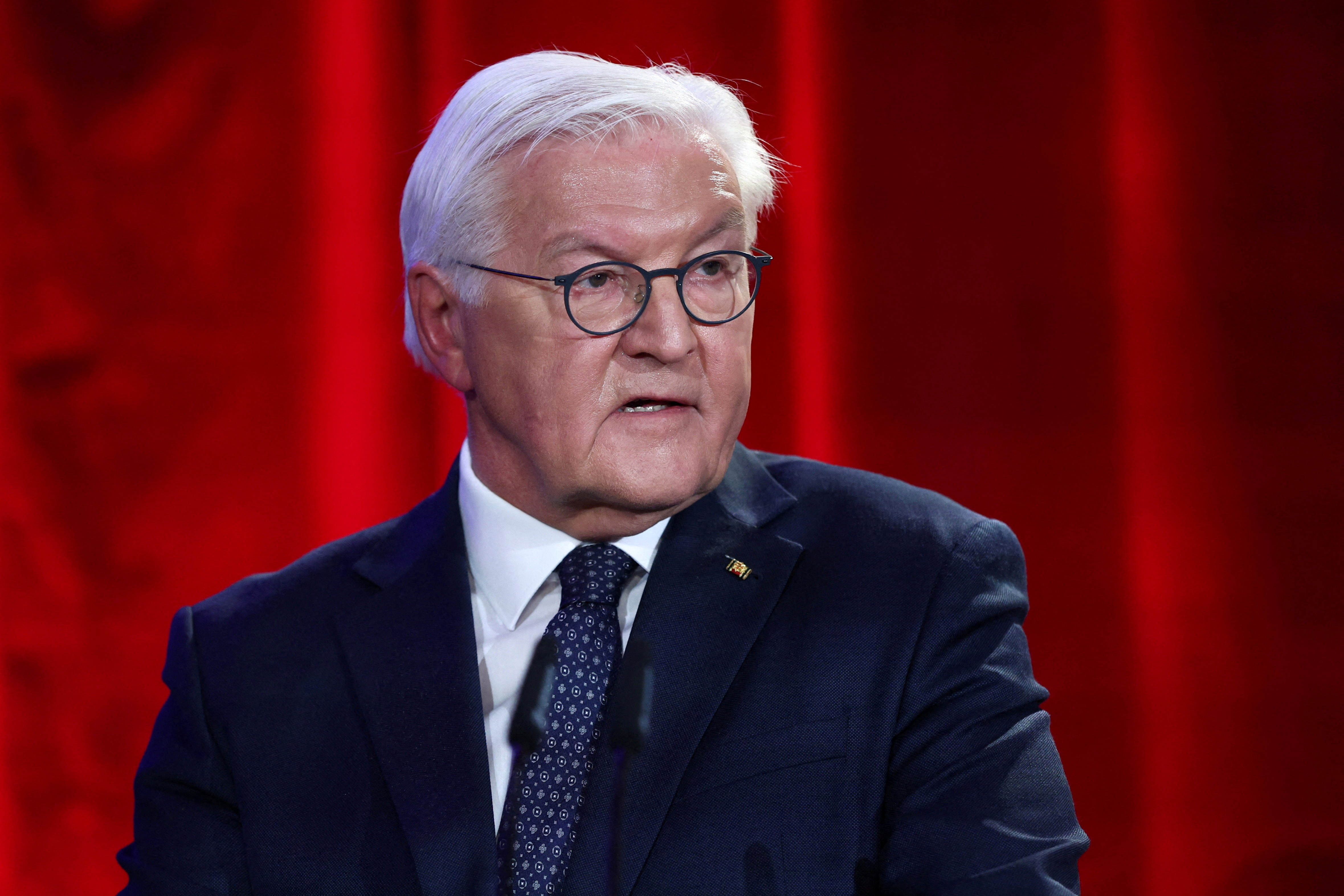 FILE PHOTO: German President Steinmeier gives speech in Berlin