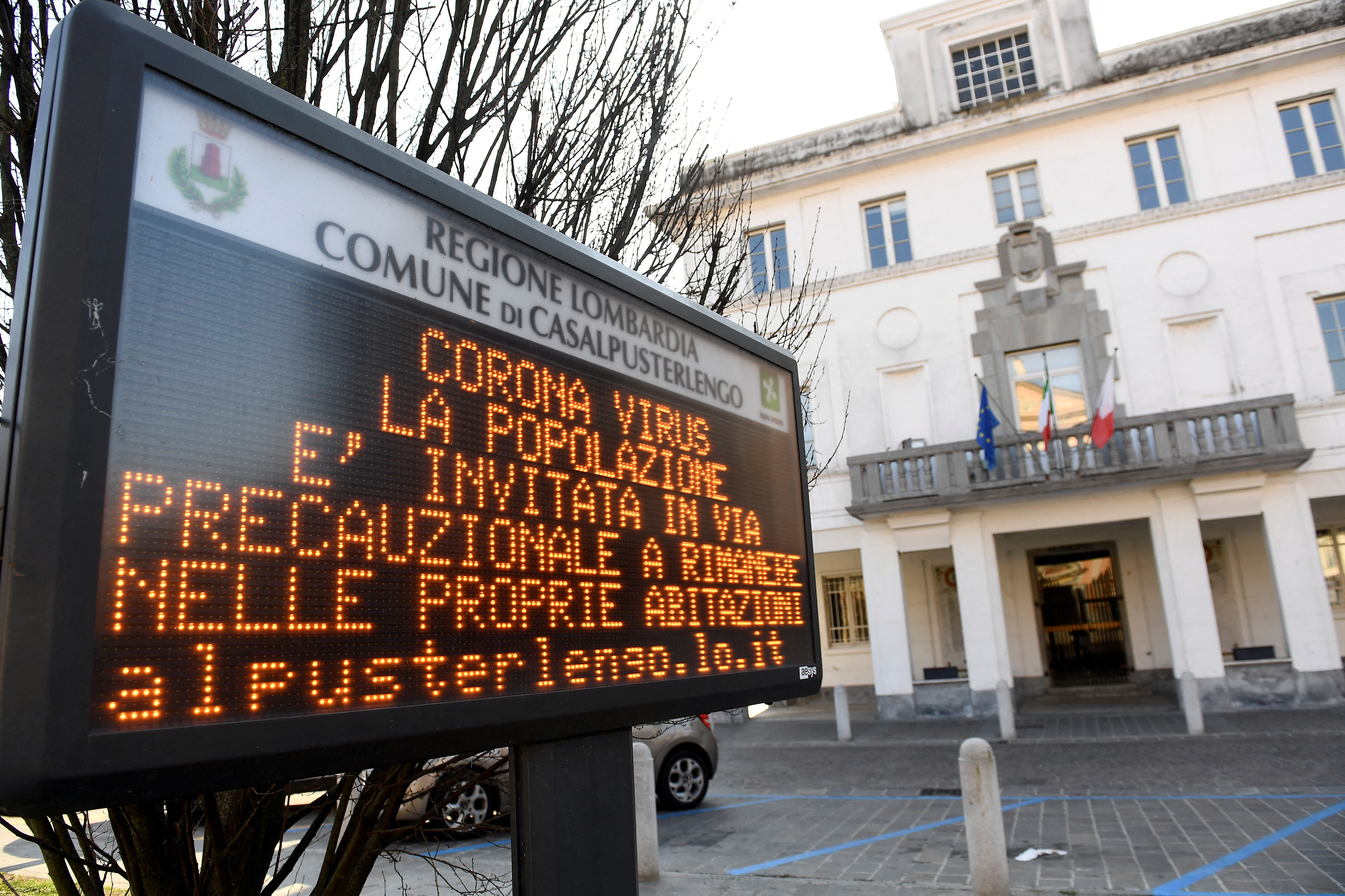 FILE PHOTO: Coronavirus emergency in northern Italy