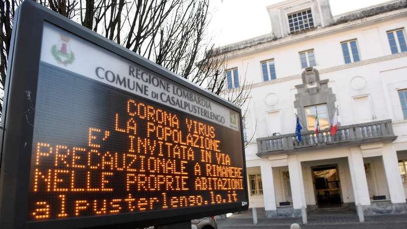 FILE PHOTO: Coronavirus emergency in northern Italy