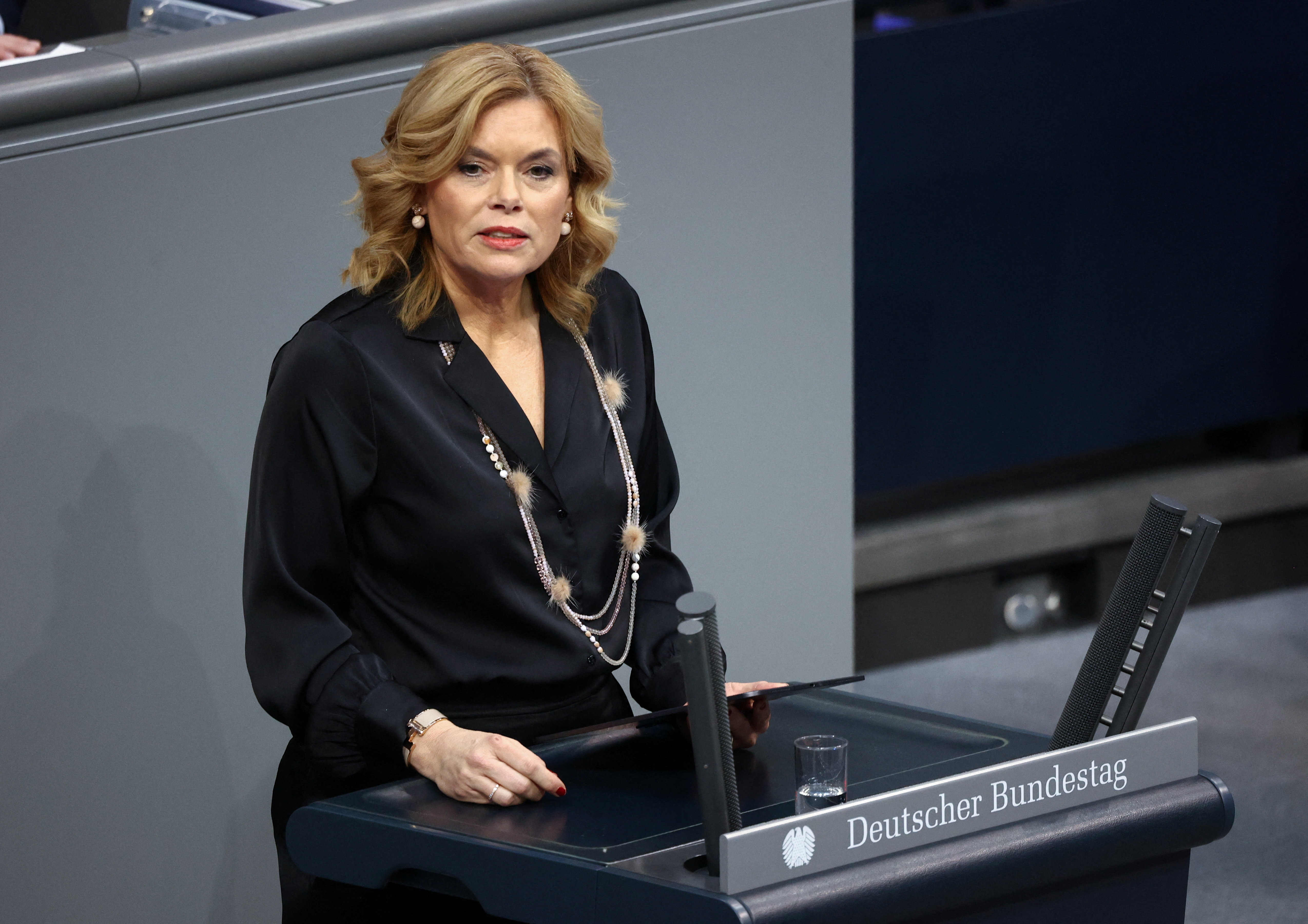 Debate on violence against women and girls, at the Bundestag, in Berlin