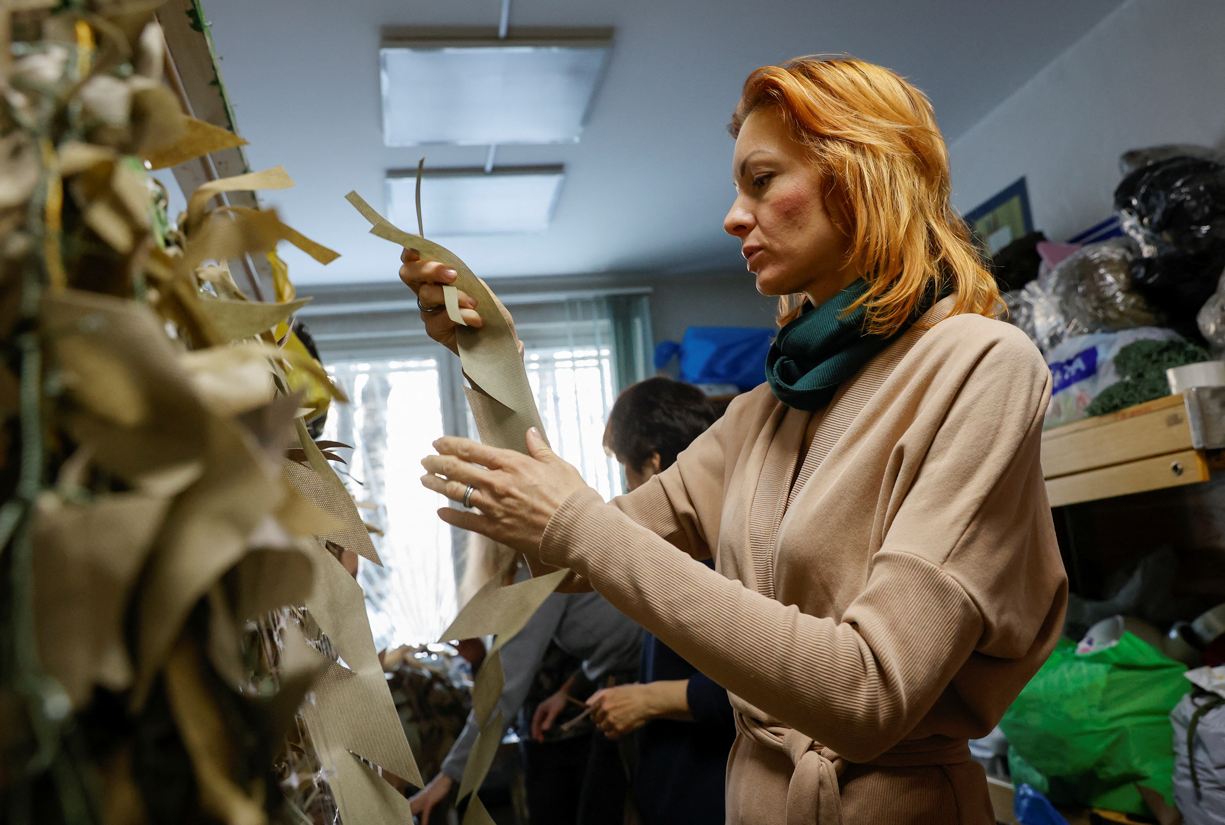 Russian soldier's wife finds purpose on home front