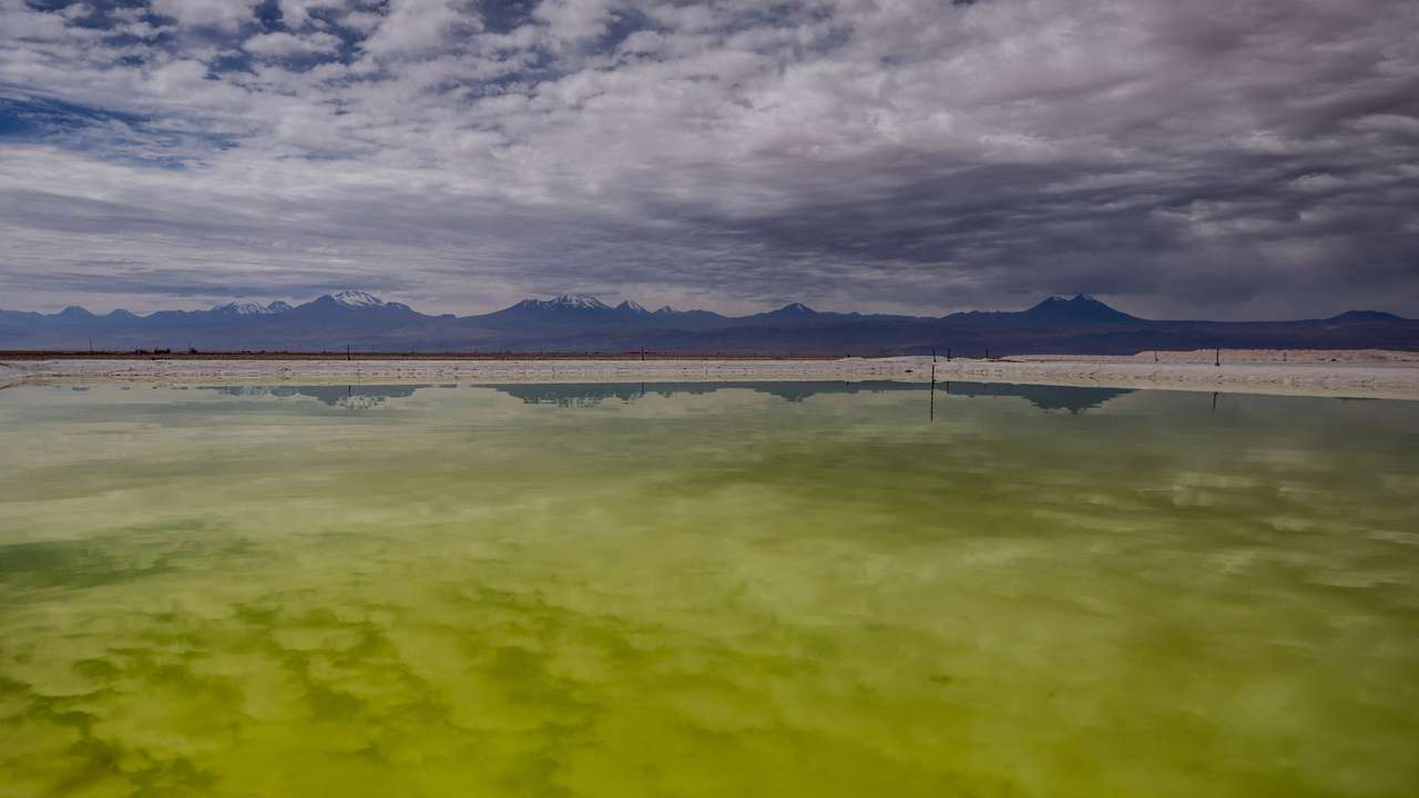 Atacama salt flat in Antofagasta region, Chile