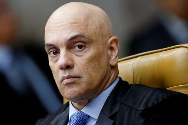 FILE PHOTO: Brazil's Supreme Court Judge Alexandre de Moraes attends a session of the Supreme Court in Brasilia