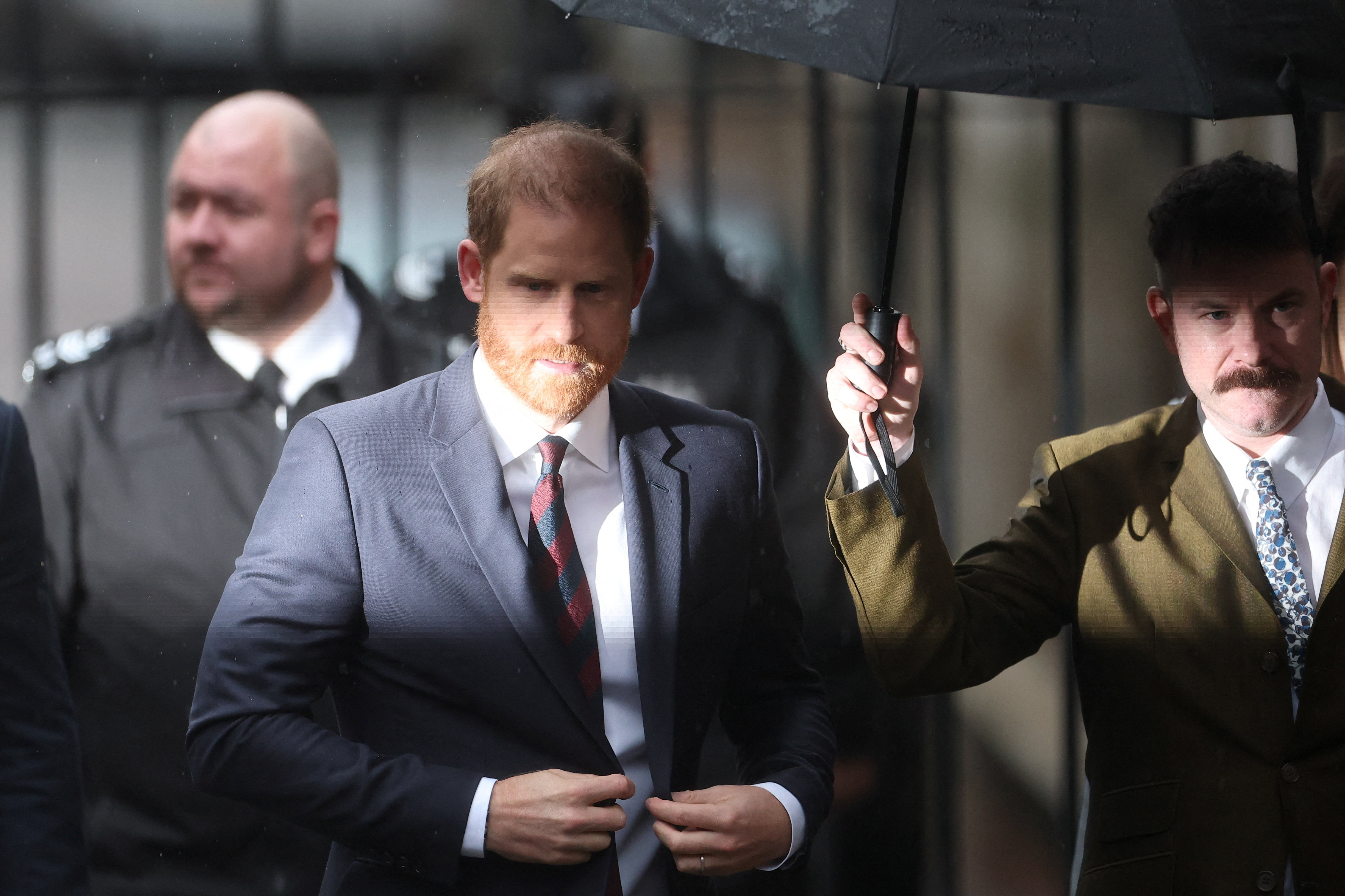 Trial in Britain's Prince Harry and others' phone-hacking lawsuit against Daily Mail, in London