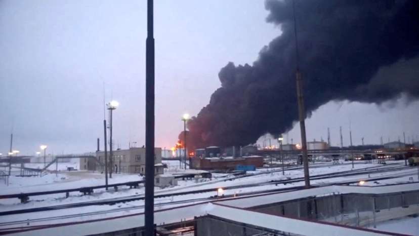 FILE PHOTO: Ukraine's SBU attacks three Russian oil refineries with drones